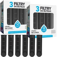 Wkłady filtrujące - 6x Filtr wkład filtrujący wodę do butelki DAFI SOLID SOFT czarne - miniaturka - grafika 1