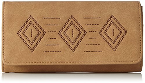 s.Oliver (Bags) damskie 39.605.93.3069 portmonetki, 19x10x1 cm, beżowy - beżowy Cashew 8461-19x10x1 cm (B x H x T)