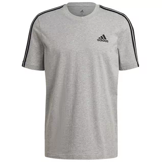 Koszulki męskie - Koszulka męska adidas Essentials T-Shirt szara GL3735 - grafika 1