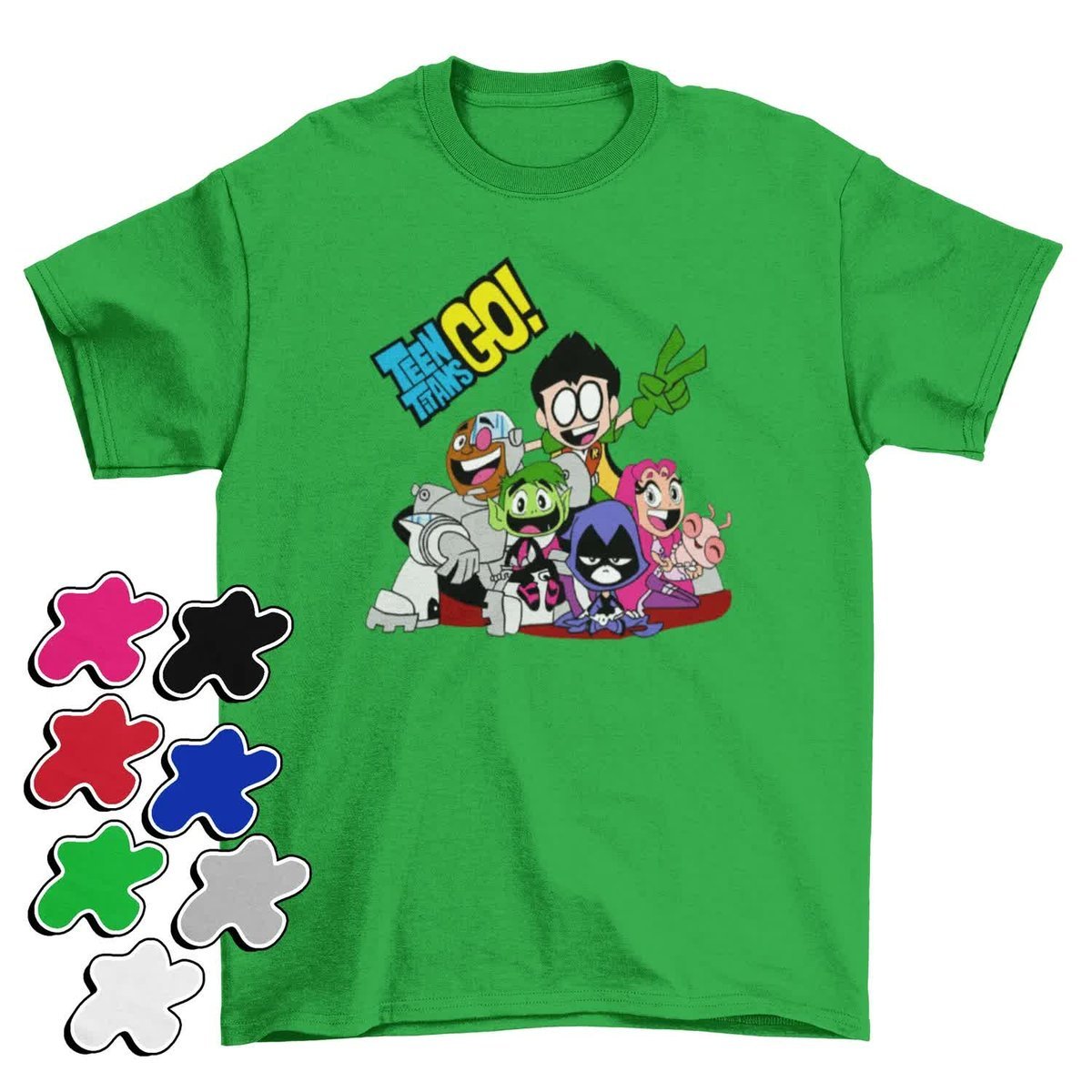 Koszulka T-Shirt Dziecięca Z Nadrukiem Młodzi Tytani Wybór Duży -M 134-140