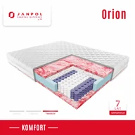 Materace - Materac ORION - JANPOL - RABAT, Rozmiar - 120x200 cm, Pokrowiec - Puroactive - miniaturka - grafika 1