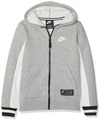 Bluzy męskie - Nike B NK Air FZ, bluza męska szary Dk Grey Heather/Sail/Black l - miniaturka - grafika 1