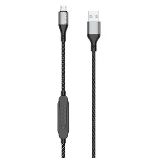 Dudao kabel USB - micro USB 5 A 1 m timer wyłącznik czasowy 1 - 5 godzin czarny (L7xsM) - Kable USB - miniaturka - grafika 3