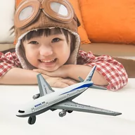 Samoloty i helikoptery - Metalowy Samolot Do Zabawy Boeing 777 - miniaturka - grafika 1
