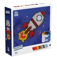 Klocki - Plus-Plus Puzzle by number Rakieta - miniaturka - grafika 1