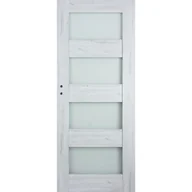 Drzwi wewnętrzne - Skrzydło drzwiowe Syriusz silver pokój 60 P - miniaturka - grafika 1