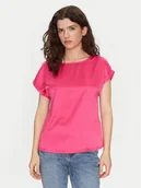 Bluzki damskie - Vero Moda Bluzka Merle 10305151 Różowy Regular Fit - miniaturka - grafika 1