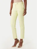 Spodnie damskie - Rinascimento Spodnie materiałowe CFC0128638003 Żółty Regular Fit - miniaturka - grafika 1