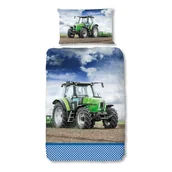 Pościel dla dzieci - Flanelowa pościel dziecięca jednoosobowa 140x200 cm Strong – Good Morning - miniaturka - grafika 1