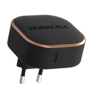 Ładowarki do telefonów - Ładowarka sieciowa Duracell USB-C 20W (czarna) - miniaturka - grafika 1