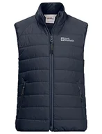 Kurtki i płaszcze dla chłopców - Jack Wolfskin ZENON VEST K, niebieski (Night Blue), 140 - miniaturka - grafika 1