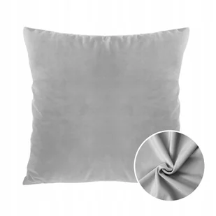 Poszewka 40X40 Cm Na Poduszke Jasno Szara Welurowa Wybór Kolorów - Poszewki na poduszki - miniaturka - grafika 1
