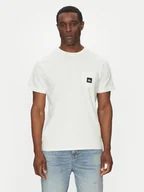 Koszulki męskie - Quiksilver T-Shirt EQYZT08035 Biały Regular Fit - miniaturka - grafika 1