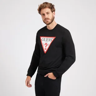 Męska Bluza GUESS AUDLEY CN FLEECE M2YQ37K6ZS1-JBLK – Czarny - Bluzy męskie - miniaturka - grafika 1