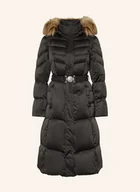 Płaszcze damskie - Guess Płaszcz Puchowy Marina Z Odpinanym Sztucznym Futrem schwarz - miniaturka - grafika 1