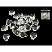 Ozdoby bożonarodzeniowe - Dekoracje akryl serce 90 g - miniaturka - grafika 1