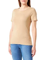 Koszulki i topy damskie - s.Oliver T-shirt damski, brązowy, 38 - miniaturka - grafika 1