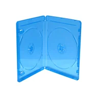 Pudełka i akcesoria na płyty CD - MediaRange Zubehör CD-/DVD-Rohlinge Opakowanie na Blu-ray 2 dysków Niebieski BOX38-2-50 - miniaturka - grafika 1