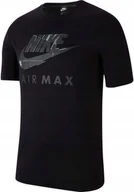 Koszulki męskie - Koszulki Męskie Nike Czarne r. XL Bawełniane Sportowe - miniaturka - grafika 1