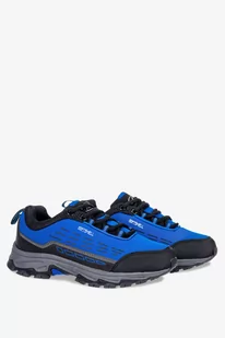 Niebieskie buty trekkingowe sznurowane unisex softshell Casu B2003-5 - Buty trekkingowe damskie - miniaturka - grafika 1
