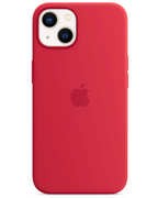 Etui i futerały do telefonów - Etui iPhone 13 Apple Silicone MagSafe - czerwone - miniaturka - grafika 1