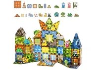Klocki - Konstrukcyjne Klocki Magnetyczne ZWIERZĘTA 116 El. - miniaturka - grafika 1