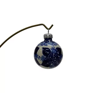Ceramiczna bombka mała Ceramika Bolesławiec - Bombki - miniaturka - grafika 1