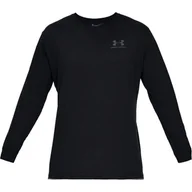 Koszulki męskie - Koszulka męska Under Armour SPORTSTYLE LEFT CHEST LS Black L - miniaturka - grafika 1