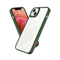 Etui i futerały do telefonów - Maxximus MX Glossy Etui Hybrydowe do iPhone 13 Ciemna Zieleń - miniaturka - grafika 1