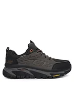 Buty trekkingowe męskie - Skechers Trekkingi Arch Fit Road Walker 237688 CCBK Szary - miniaturka - grafika 1