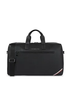 Tommy Hilfiger Torba weekendowa Th Central Duffle AM0AM11582 Czarny - Torby podróżne - miniaturka - grafika 1