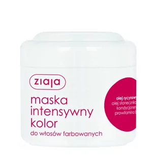 Ziaja maska do włosów Intensywny Kolor z olejem rycynowym 200ml - Maski do włosów - miniaturka - grafika 1