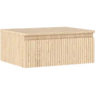 Szafki łazienkowe - Mexen Rivel szafka łazienkowa podumywalkowa 60 cm z blatem, 1 szuflada, ryflowana , dąb - 91A20-06023-1-BFC81 - miniaturka - grafika 1