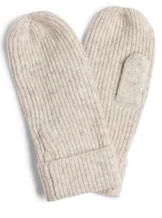 Pieces Rękawiczki - PCMoella Kobiety Sztuczne włókno beżowy marmurkowy, ONE SIZE - Rękawiczki - miniaturka - grafika 1