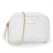 Torebki damskie - Alessio TOREBKA Damska PIKOWANA na ramię łańcuszek QUILTED CROSSBODY - miniaturka - grafika 1