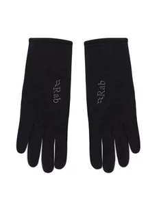Rab Rękawiczki Damskie Power Stretch Pro Gloves QAG-48 Czarny - Rękawiczki sportowe damskie - miniaturka - grafika 1