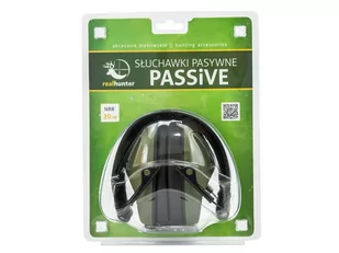 RealHunter - Pasywne ochronniki słuchu Passive - 20 NRR - Oliwkowe - 258-015 - Ochrona oczu i twarzy - miniaturka - grafika 4