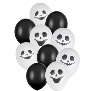 Balony halloween duszki 10 sztuk - Halloween - miniaturka - grafika 1