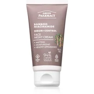 Kremy do twarzy - Green Pharmacy Bamboo & Niacinamide Night Face Cream nawilżający krem na noc 50 ml - miniaturka - grafika 1