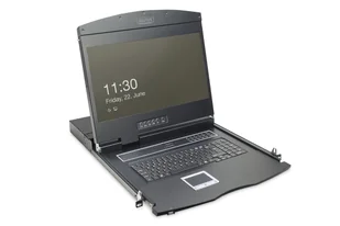 Digitus Modułowa konsola z monitorem TFT o przekątnej 19″ TFT (48,3cm) & touchpadem - Akcesoria do serwerów - miniaturka - grafika 1