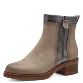 Kozaki damskie - Marco Tozzi Damskie botki Zip+Slip 2-25064-43 modne kozaki, Pepper Comb, 37 EU, Pepper Comb, 37 EU - miniaturka - grafika 1