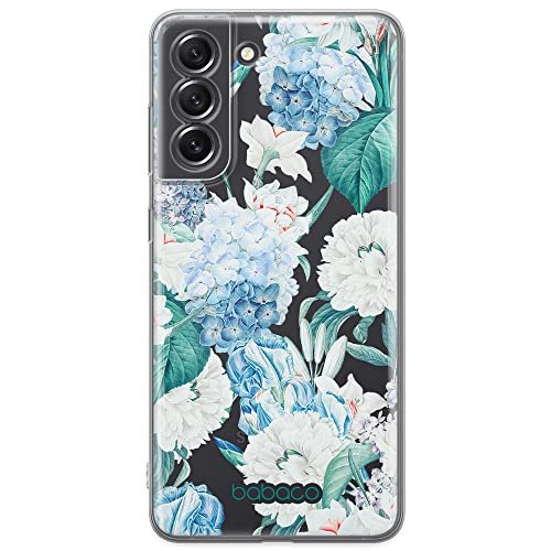 ERT GROUP etui na telefon Samsung S21 FE, case oryginalny i oficjalnie licencjonowany przez Babaco, wzór Flowers 028, optymalnie dopasowane, plecki z TPU częściowo przeźroczyste