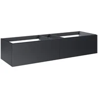 Szafki łazienkowe - Szafka łazienkowa pod umywalkę Elita Soho 160 cm czarny mat RE081604047160 - miniaturka - grafika 1