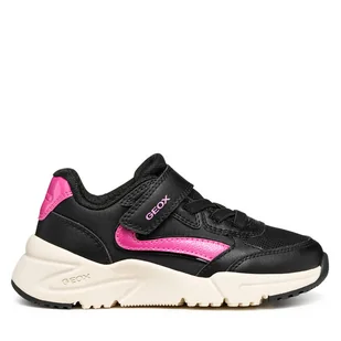 Sneakersy Geox J Loftus J46M2A 0FU54 C0922 D Czarny - Buty dla dziewczynek - miniaturka - grafika 1