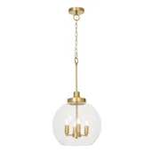 Lampy sufitowe - Nowoczesna lampa wisząca mosiężna Bellaria LDP 1201-4 (MD) Lumina Deco - miniaturka - grafika 1