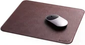 Podkładki pod mysz - PODKŁADKA POD MYSZ GAMINGOWA ANTYPOŚLIZGOWA OBSZYTA BRĄZOWA 30x26cm - miniaturka - grafika 1