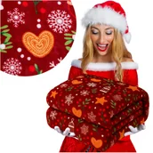 Koce i narzuty dla dzieci - Koc 200 x 220 Mikrofibra Świąteczna Donato 12 - miniaturka - grafika 1