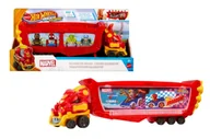 Samochody i pojazdy dla dzieci - Hot Wheels RacerVerse Transporter Hulkbuster Mattel - miniaturka - grafika 1