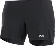 Spodnie sportowe damskie - Salomon Spodenki S-LAB Short W Black C12842 - miniaturka - grafika 1