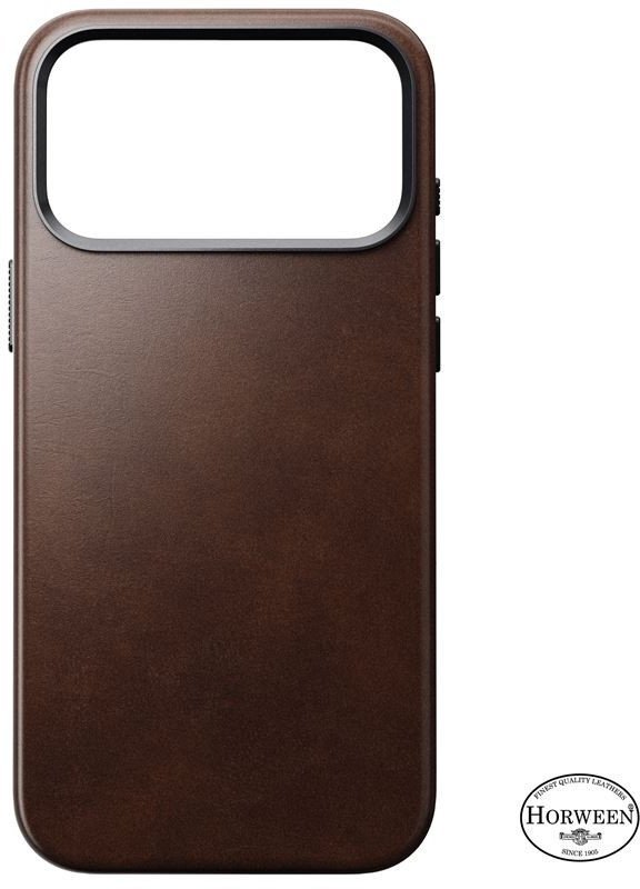 Nomad Traditional Leather Case, rustic brown Horween - iPhone 2025 Pro Max